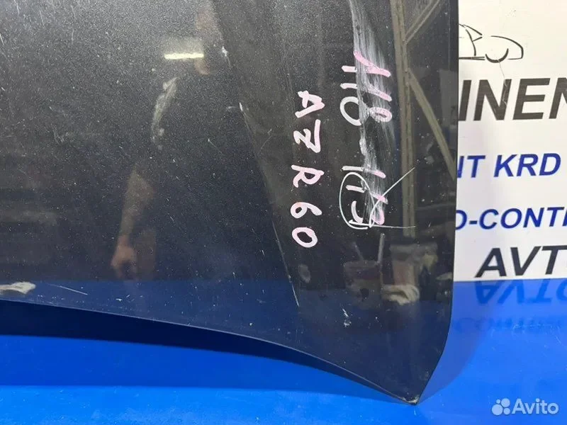 Капот Toyota Noah AZR60 1AZ - миниатюра 2