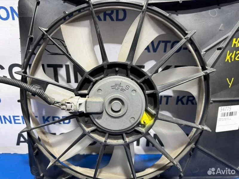 Диффузор радиатора Suzuki solio MA15S K12B - миниатюра 4