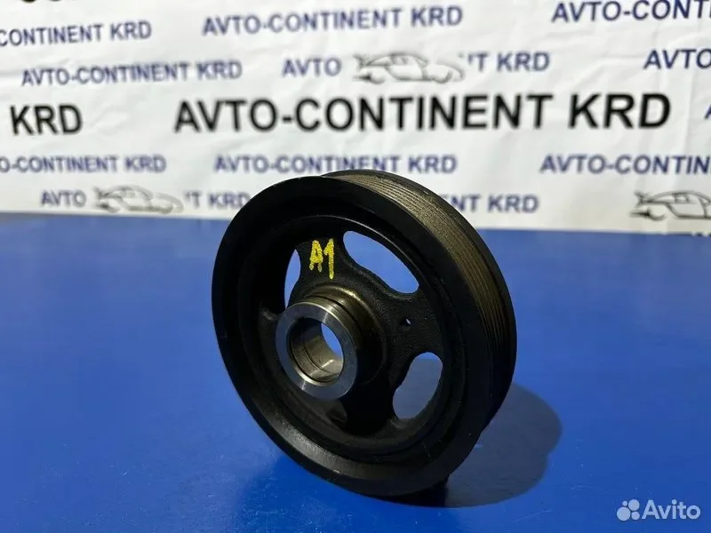 Шкив коленвала Nissan X-Trail NT32 MR20DD - миниатюра 4