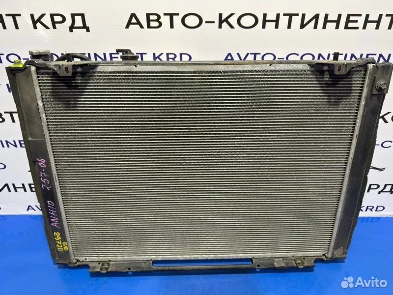 Радиатор основной Toyota Alphard ANH10 2AZ - миниатюра 9