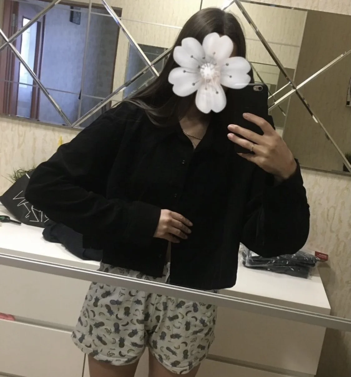 Новая рубашка из вельвета H&M