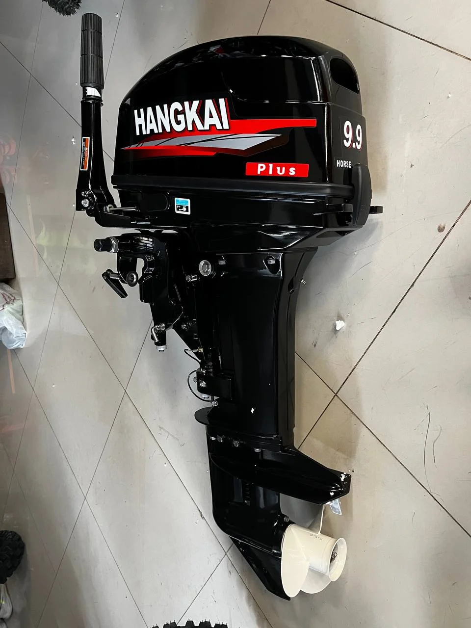 Лодочный мотор Hangkai 9.9 plus с электрозапуском - изображение 1