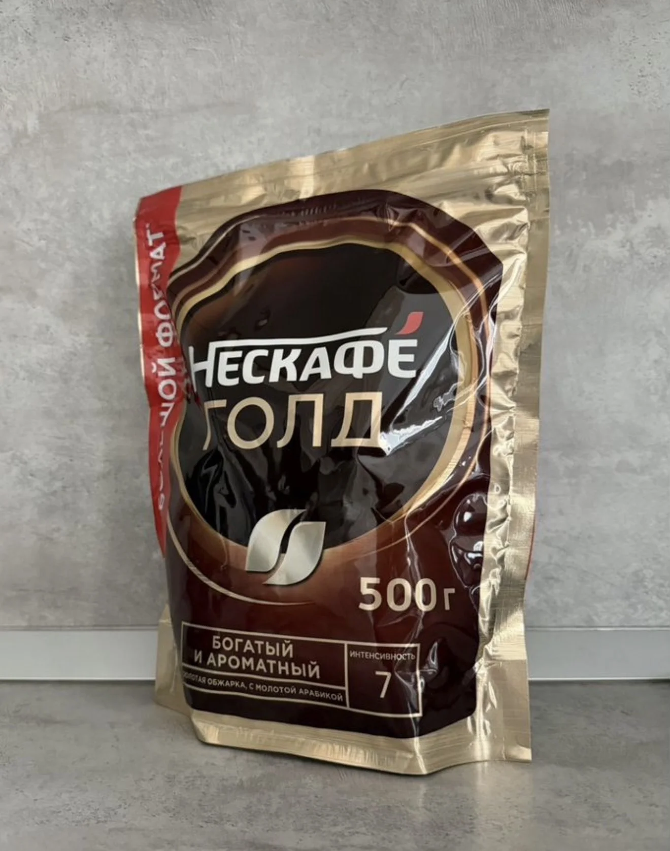 Кофе раств. Нескафе голд сублимированный 500 г - миниатюра 2