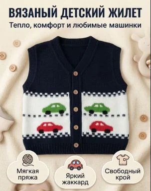 жилет для мальчика - изображение 1
