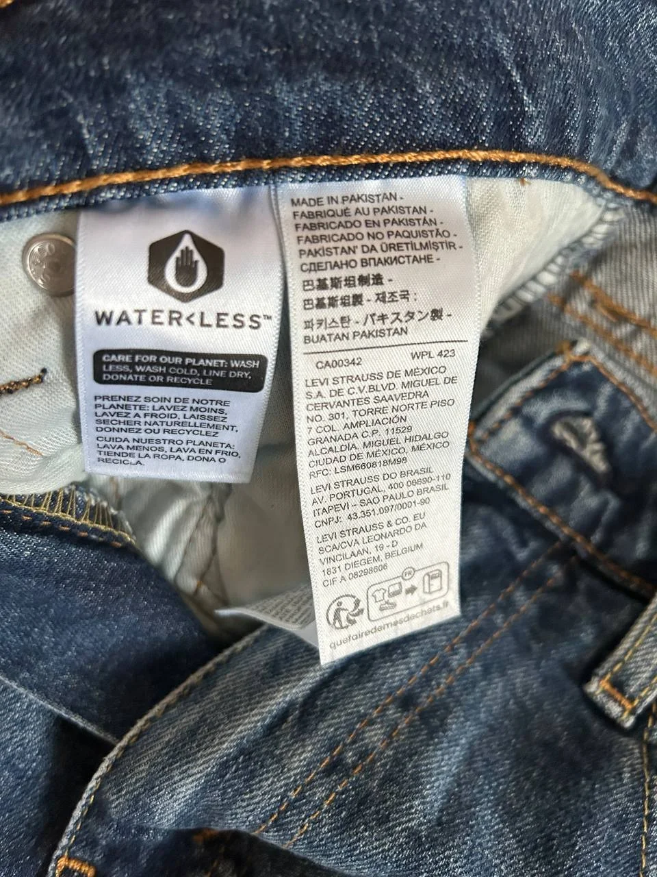 Джинсы Levi's 512 31х30 новые оригинал - миниатюра 4
