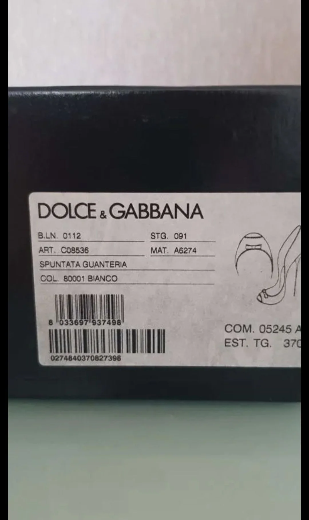 Туфли Dolce & Gabbana - миниатюра 7