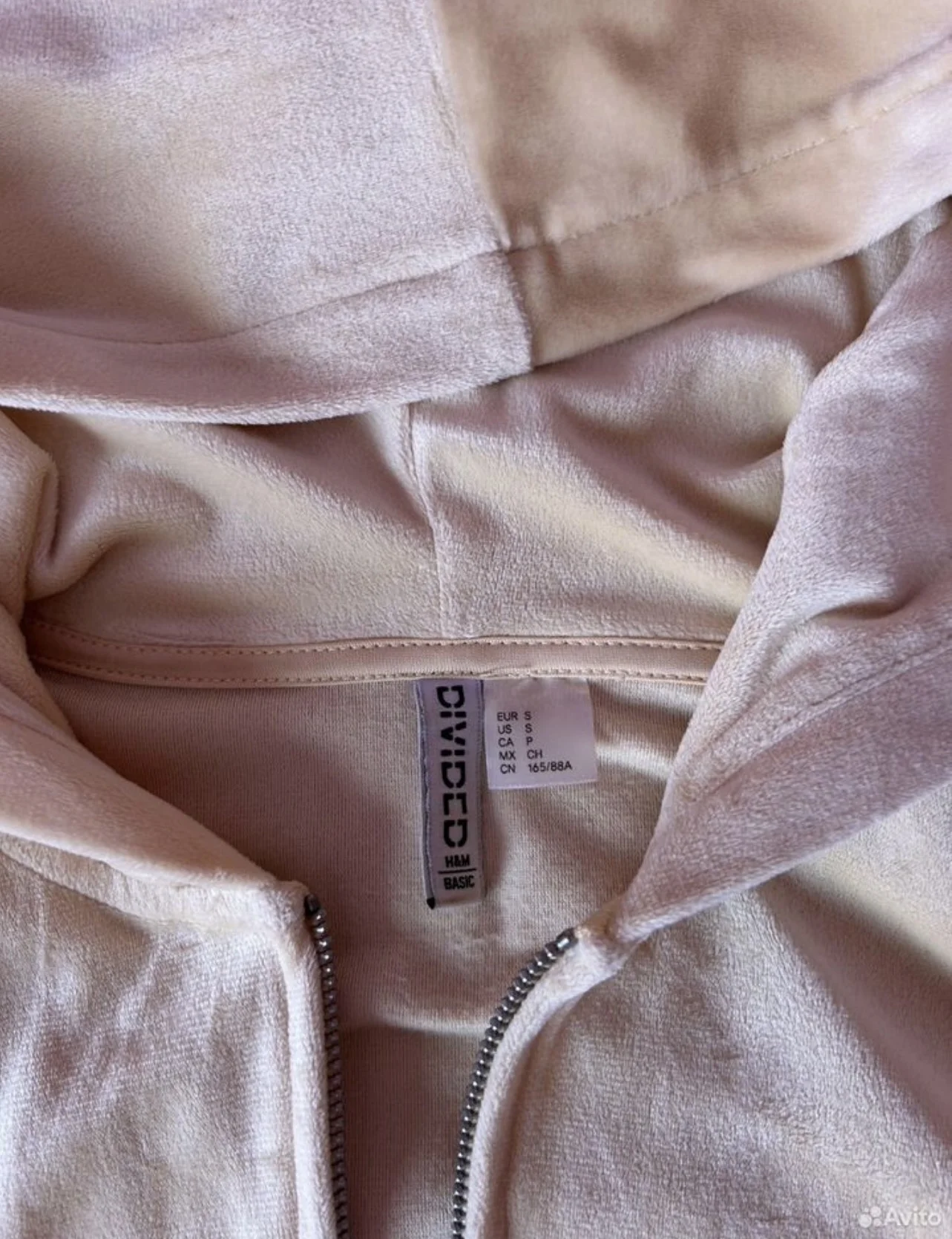 Вельветовая зип худи H&M - миниатюра 4