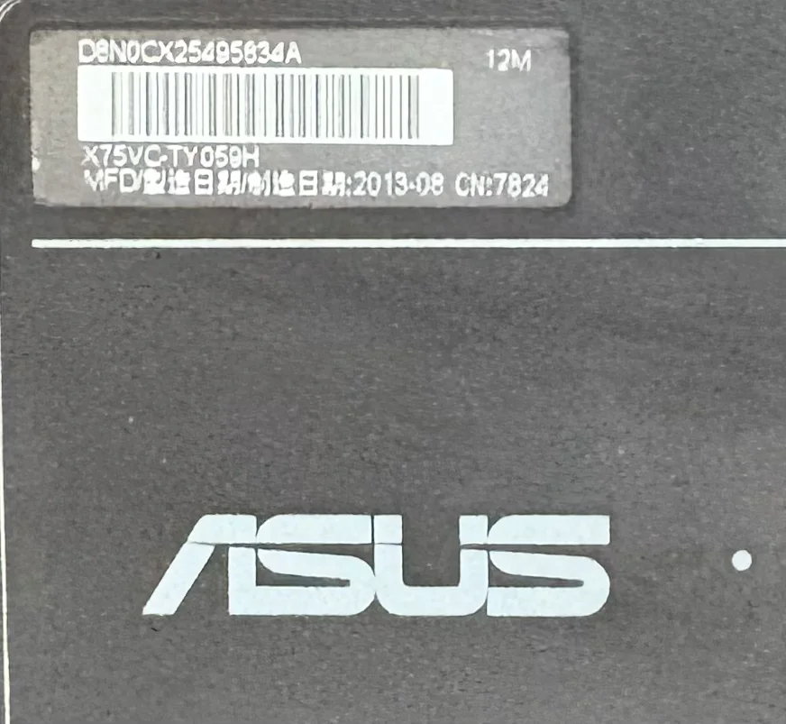 Ноутбук Asus x75vc озу 8gb/ssd 500gb evo860 - миниатюра 5