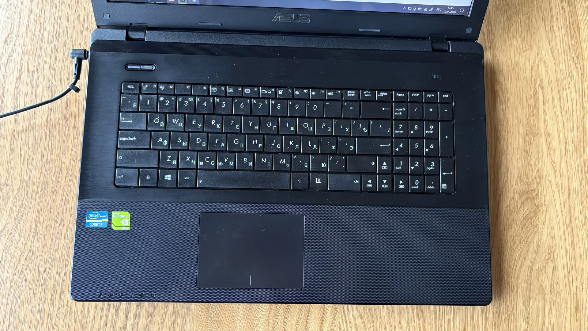 Ноутбук Asus x75vc озу 8gb/ssd 500gb evo860 - миниатюра 6