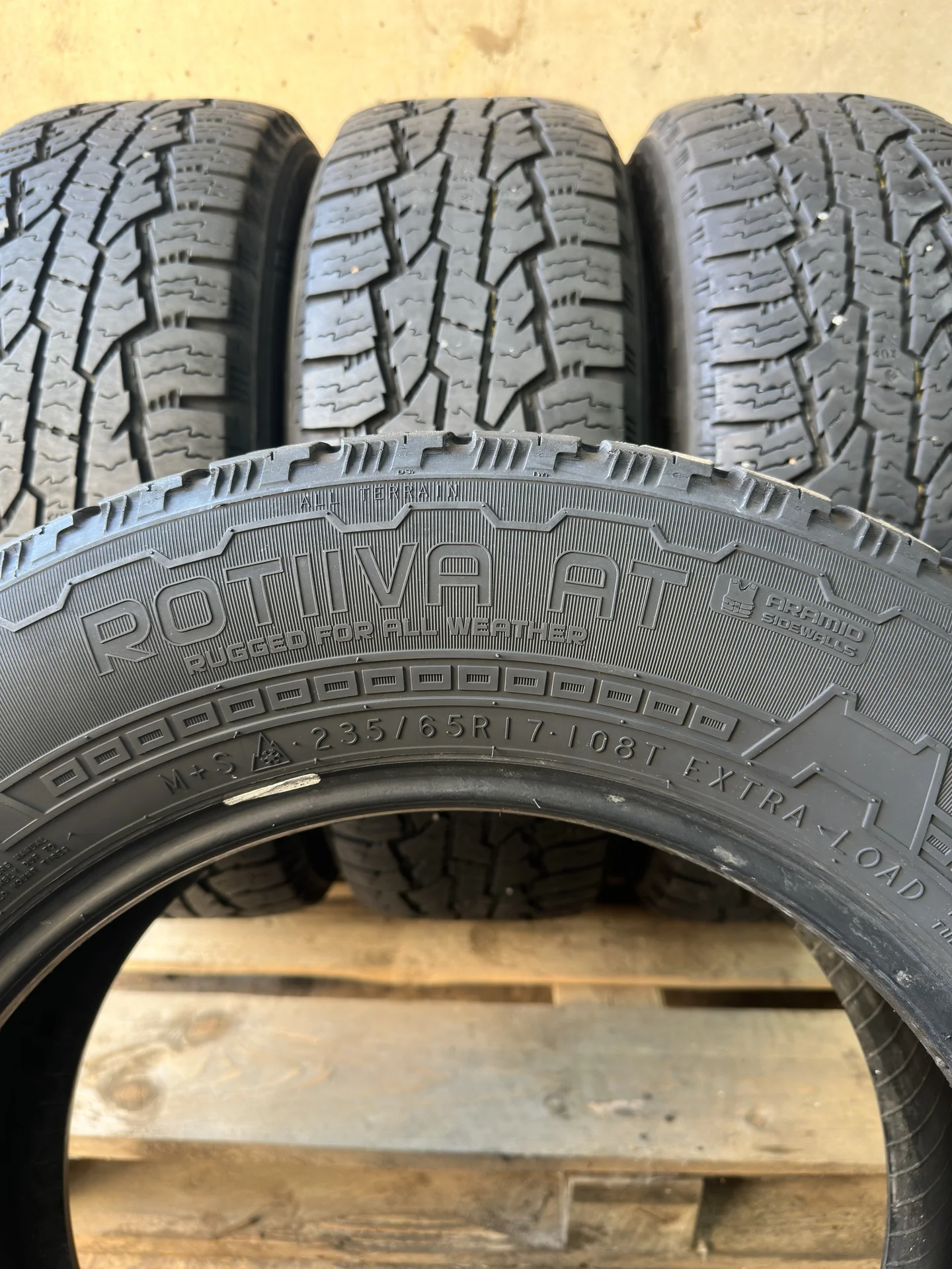 Шины Nokian Rotiiva AT 235/65r17 - миниатюра 6