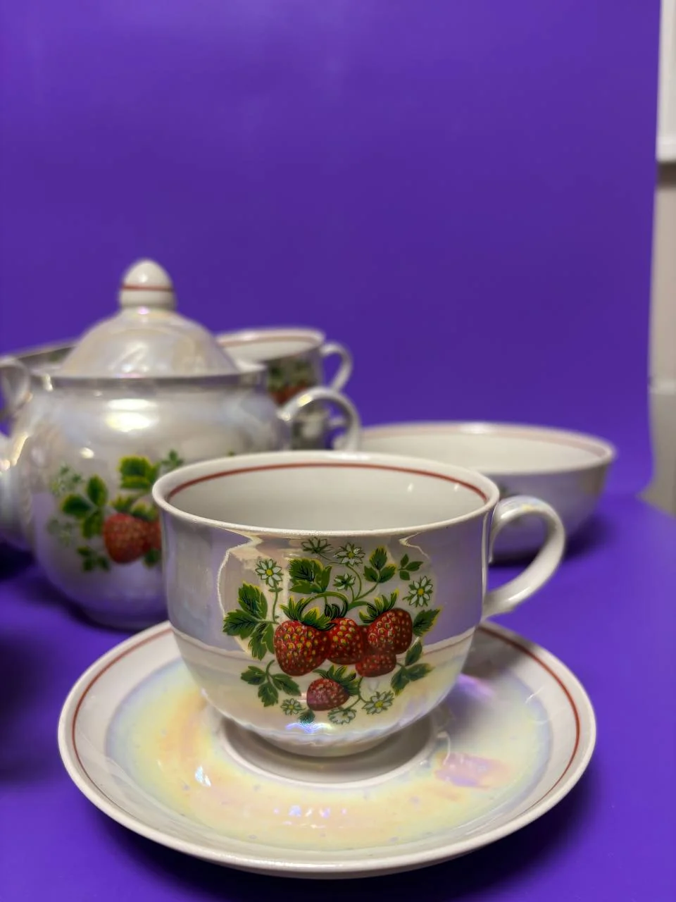 Сервиз фарфоровый СССР - миниатюра 9