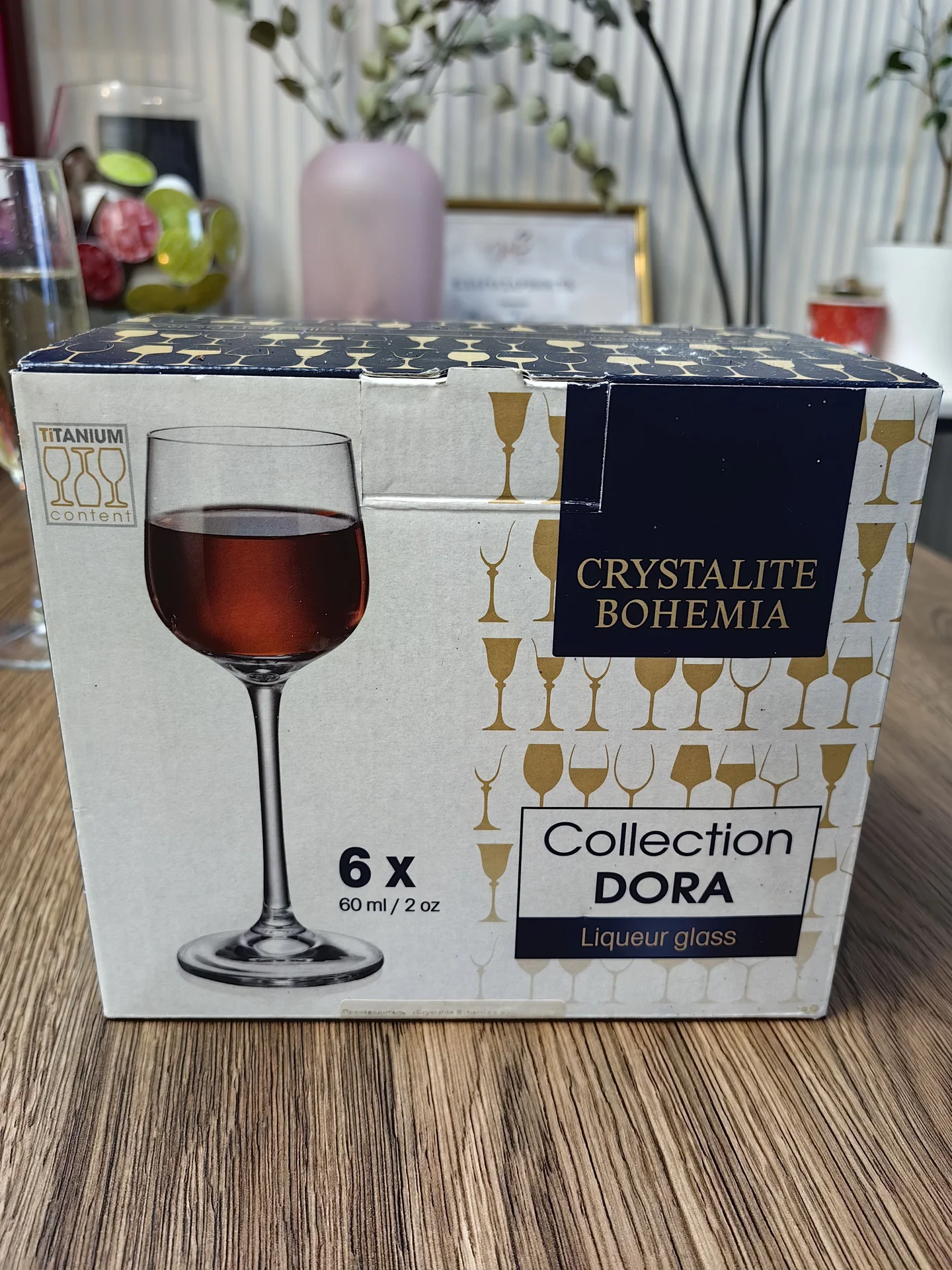 Бокалы новые 6 штук Crystalite Bohemia - миниатюра 6
