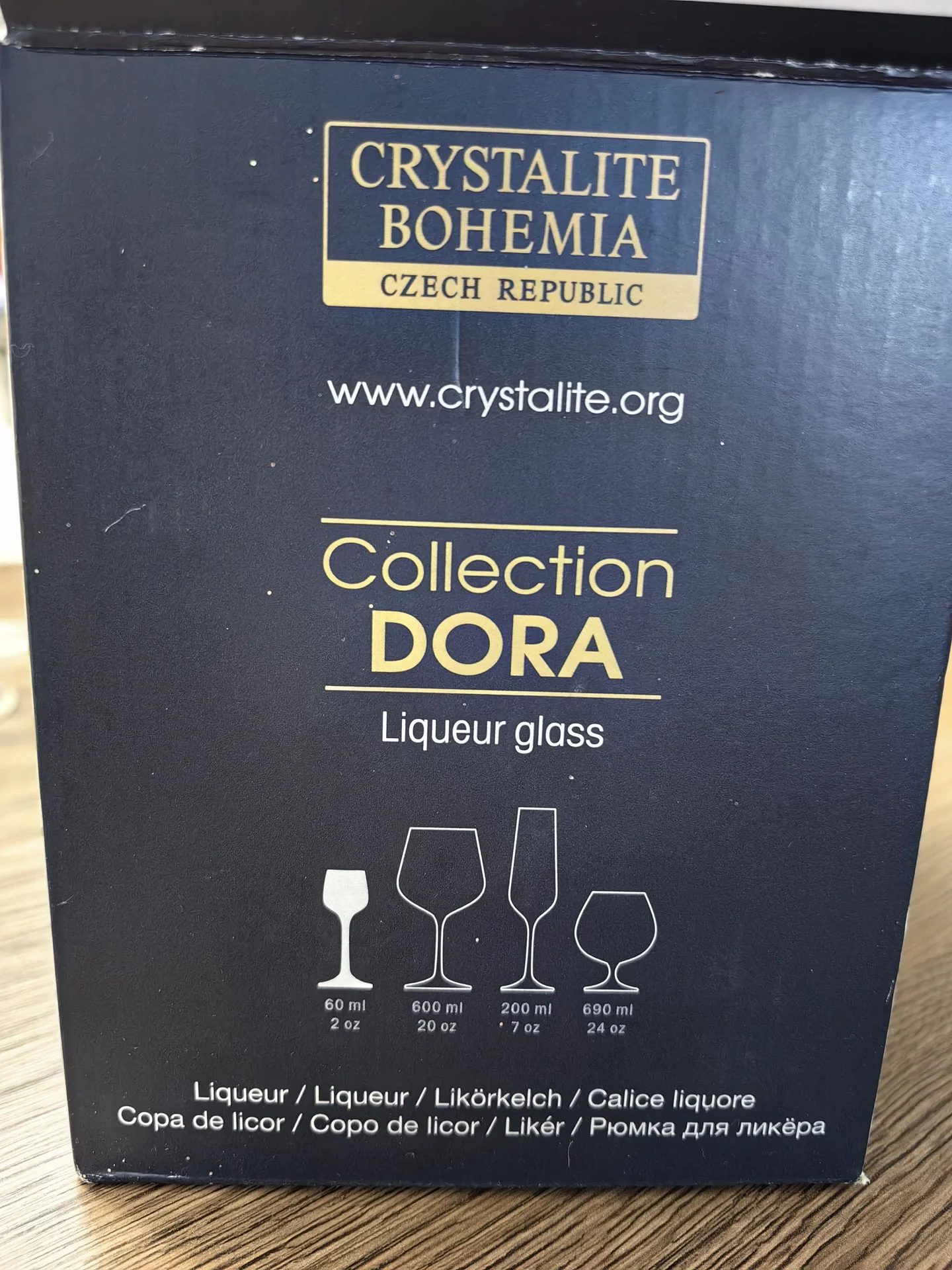Бокалы новые 6 штук Crystalite Bohemia - миниатюра 7