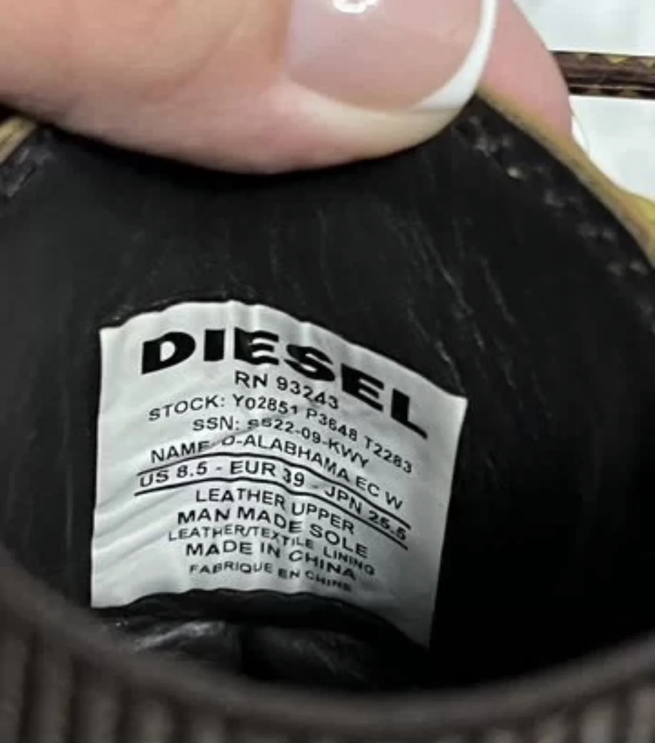 Diesel ботинки женские демисезонные 26см - миниатюра 7