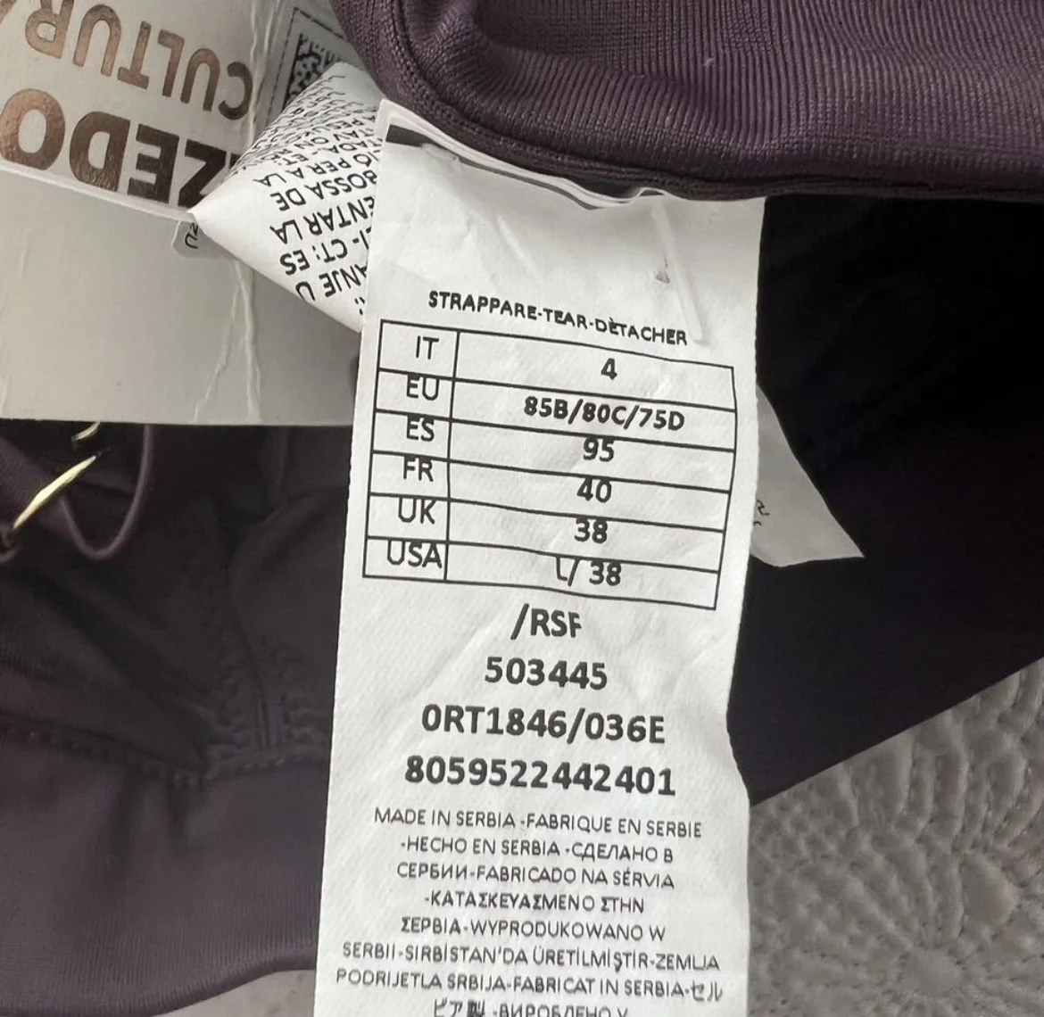 Купальник Calzedonia новый Верх 85B/80C/75D, низ L - миниатюра 6