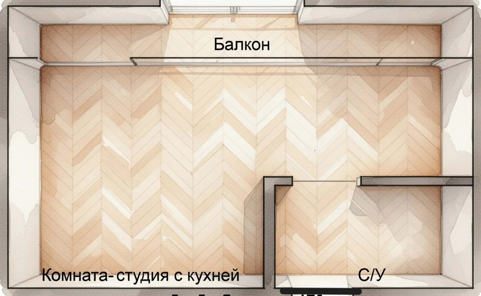 Уютная студия для двоих - миниатюра 11