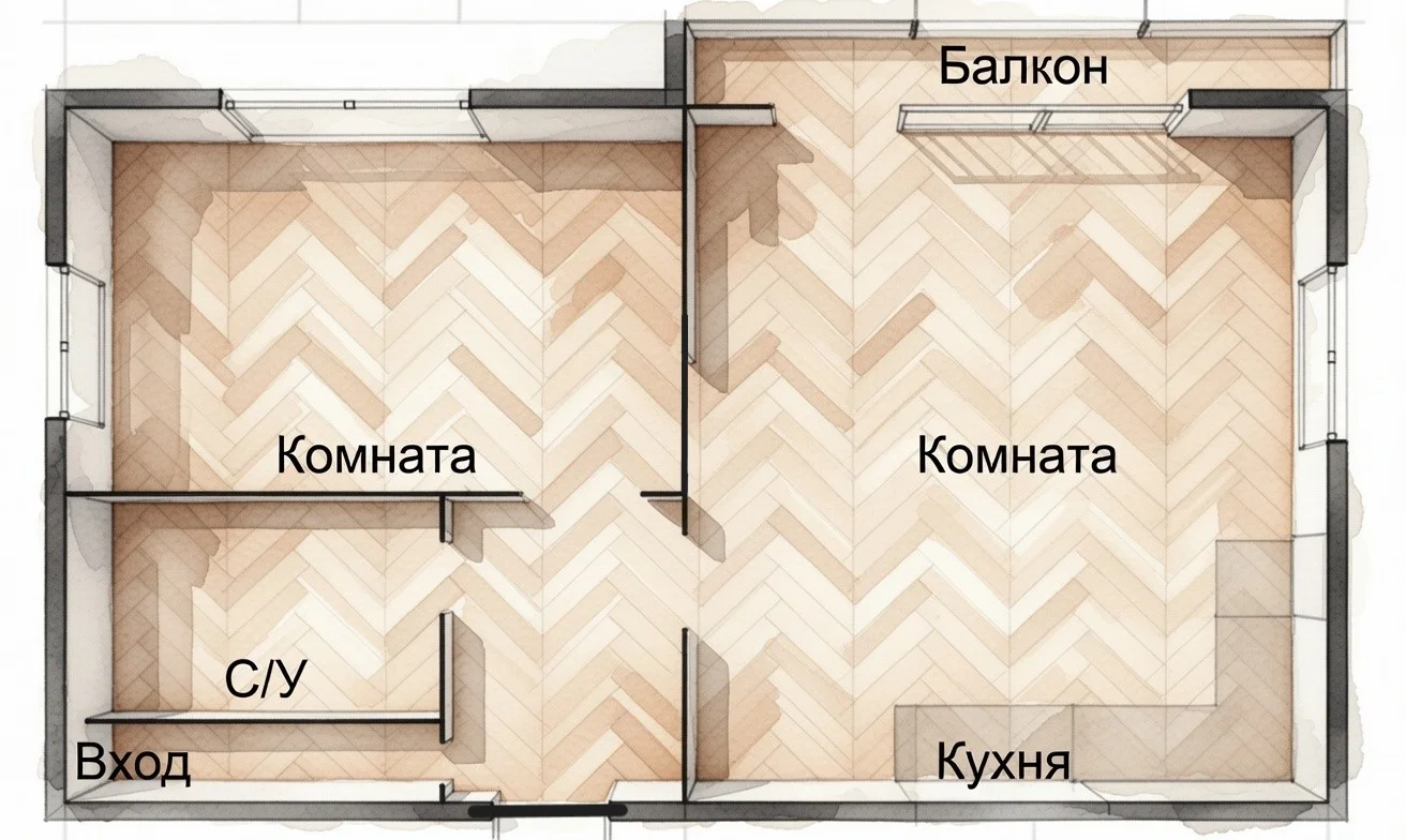 Однокомнатная квартира посуточно - миниатюра 14