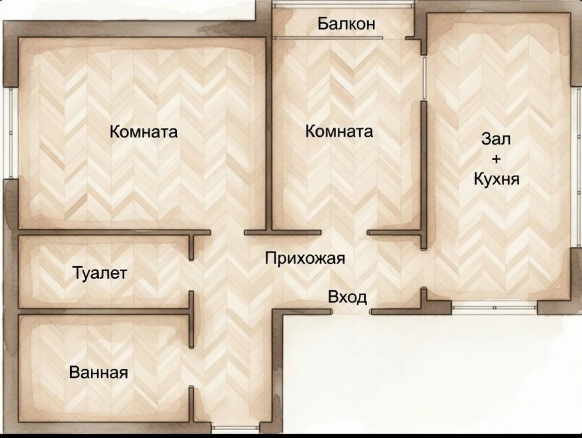 Современная квартира посуточно для 4х - миниатюра 15