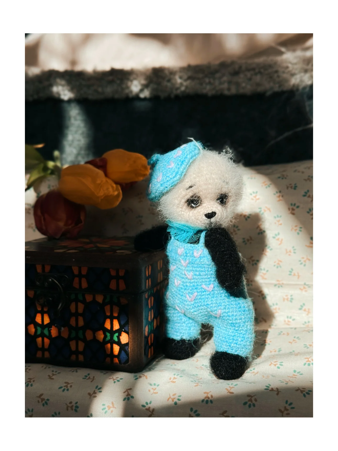 Вязаные игрушки. Коллекционные медведи. - изображение 1