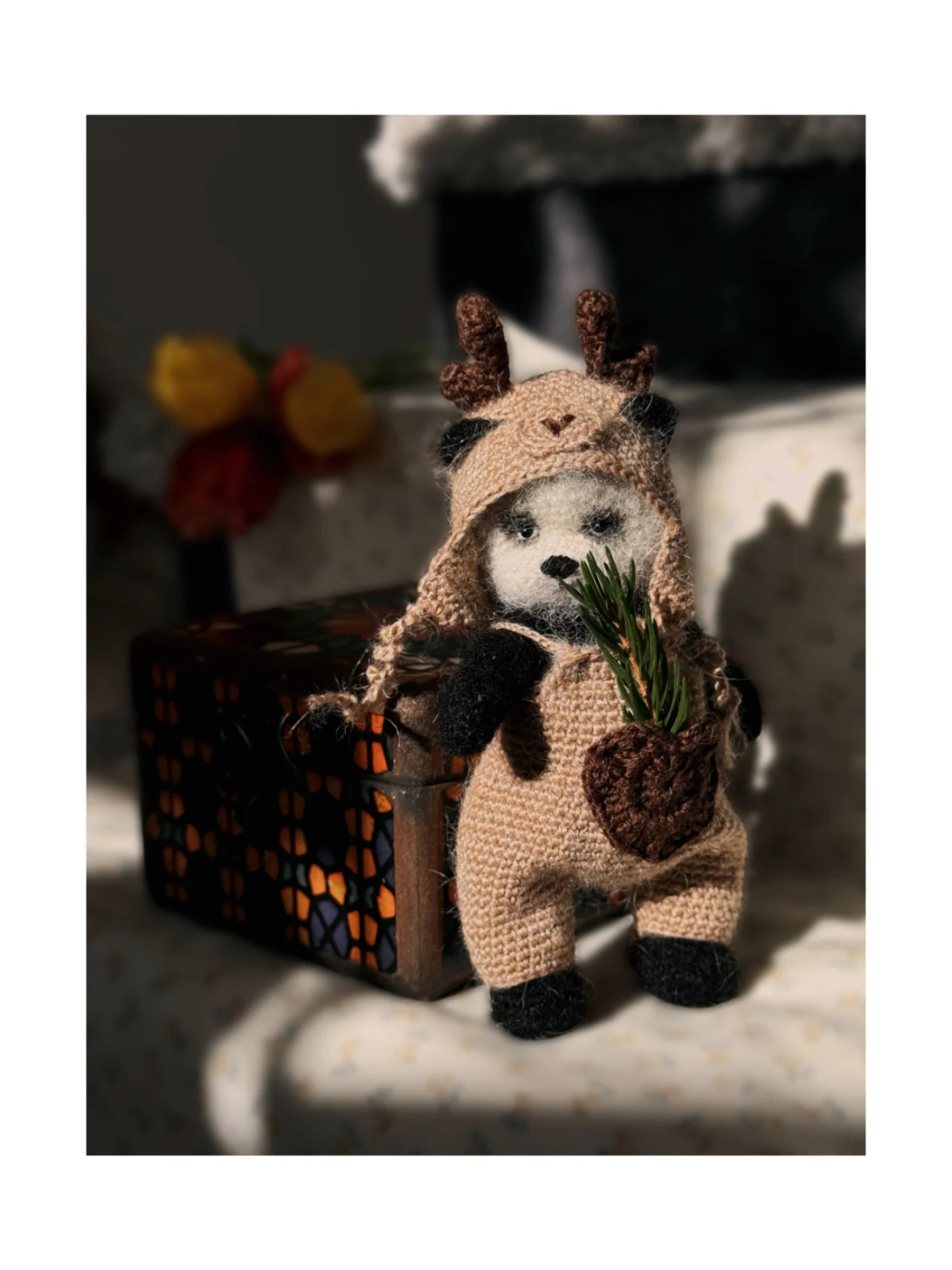 Вязаные игрушки. Коллекционные медведи. - миниатюра 2