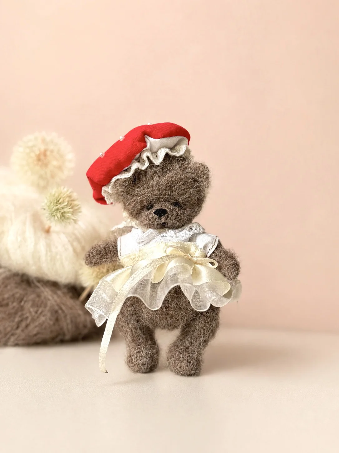 Вязаная игрушка. Коллекционный Мишка. - изображение 1