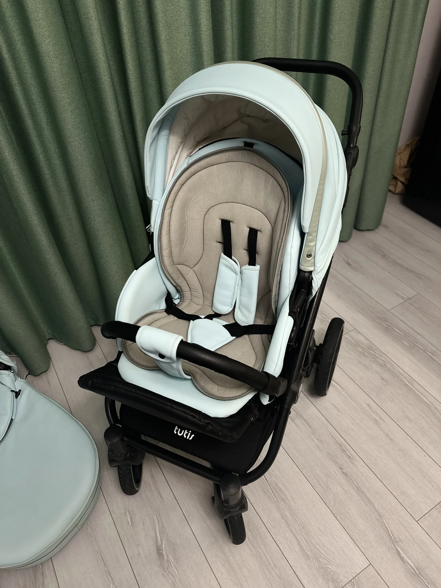 Коляска Tutis uno 3 plus 3 в 1 эко кожа - миниатюра 2