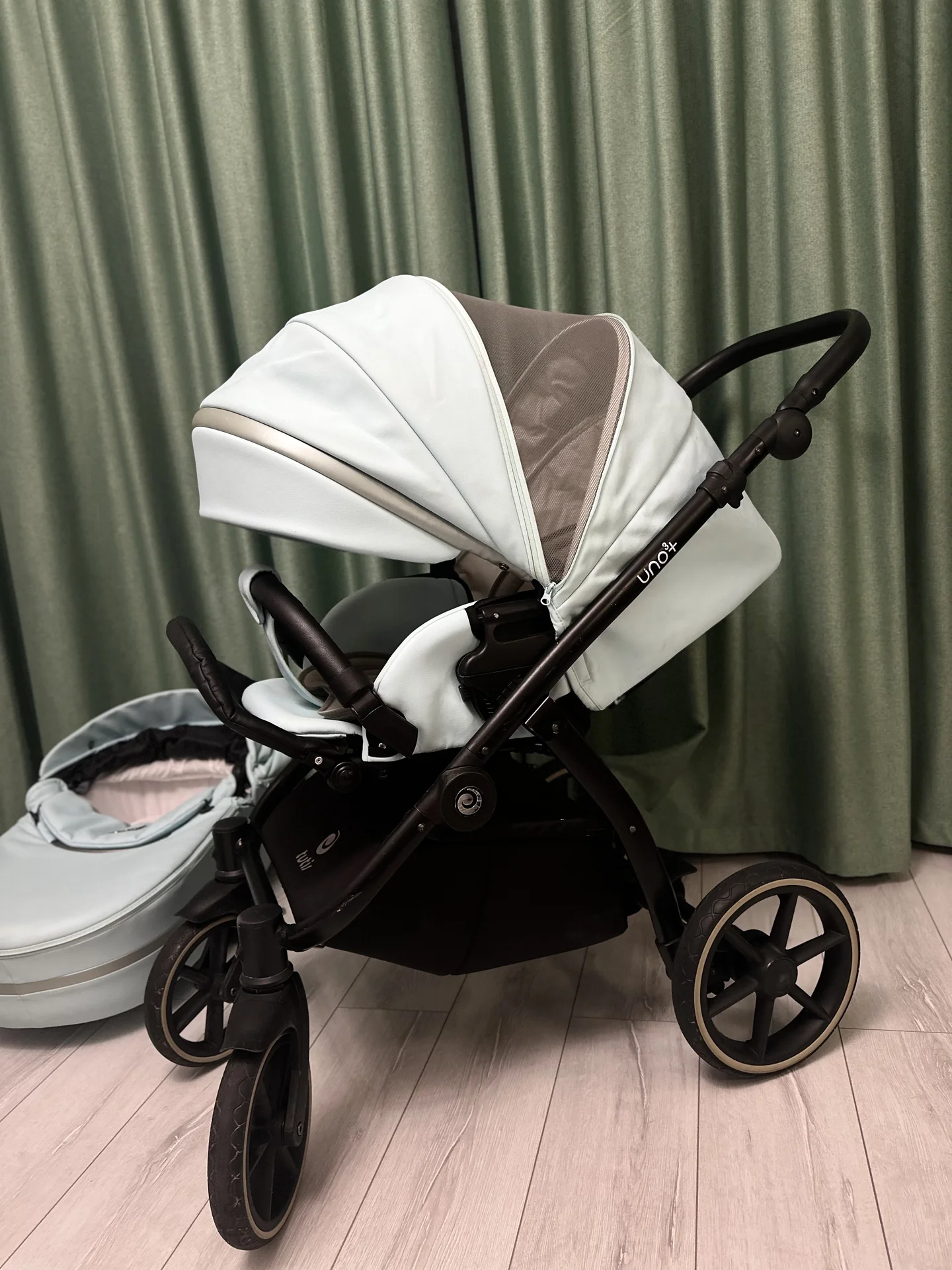 Коляска Tutis uno 3 plus 3 в 1 эко кожа - миниатюра 3