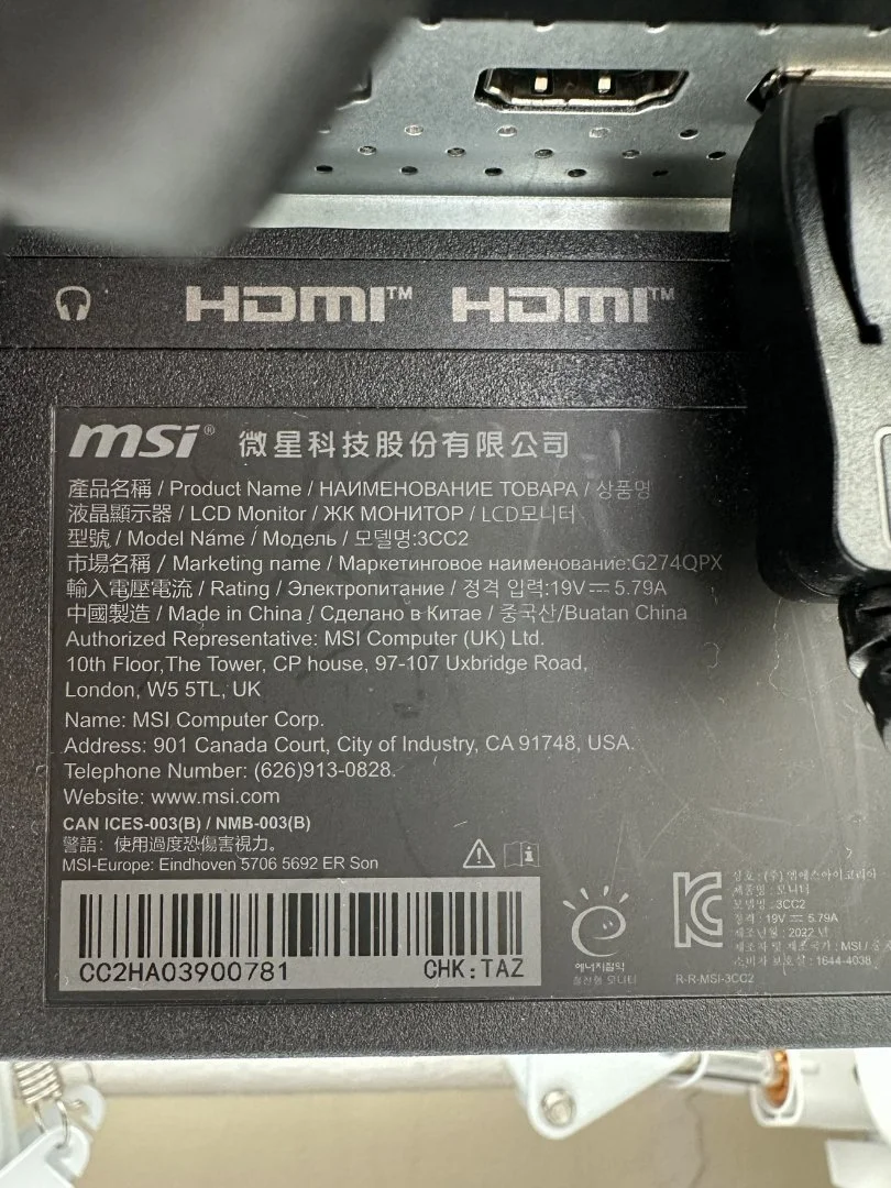 Монитор MSI Optix G274QPX / 240 гц / 2К - миниатюра 5