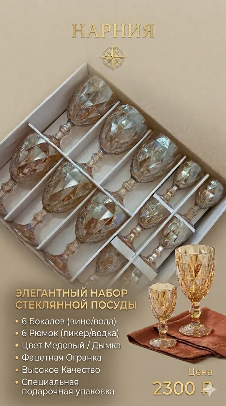 Набор бокалов - изображение 1