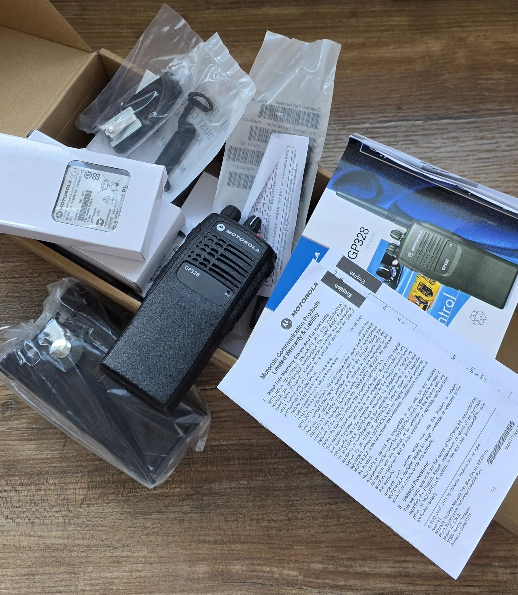 Рация Motorola GP328 VHF - миниатюра 6