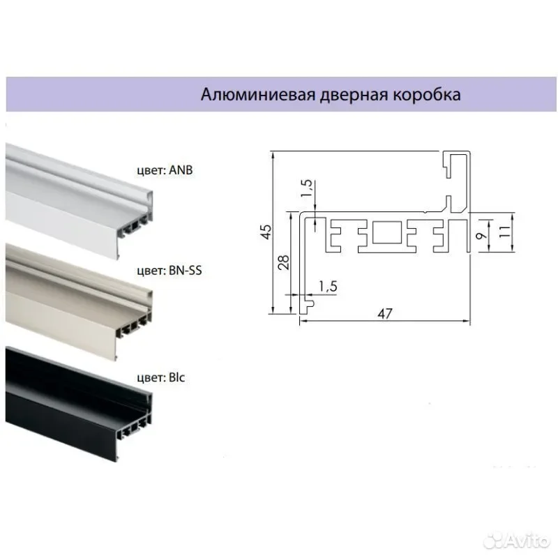 Дверь для бани с алюминиевой коробкой - миниатюра 7