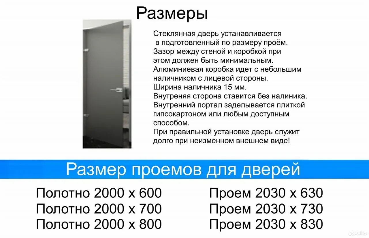 Стеклянная дверь тонированная - миниатюра 8