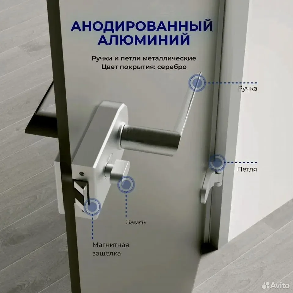 Стеклянная межкомнатная дверь с рисунком - миниатюра 9