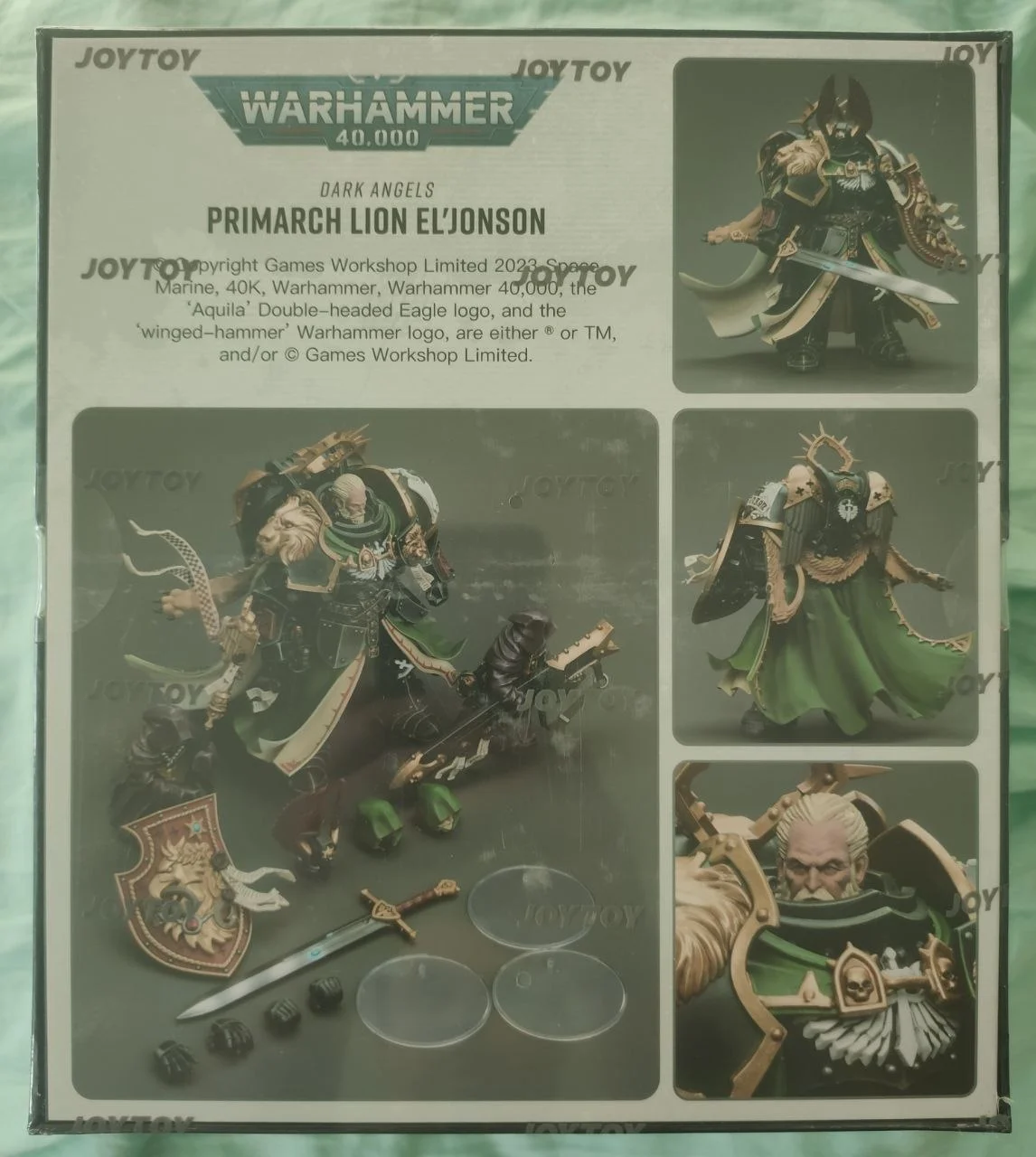 Фигурка WH40 Dark Angels Primarch Lion El'Jonson - миниатюра 2