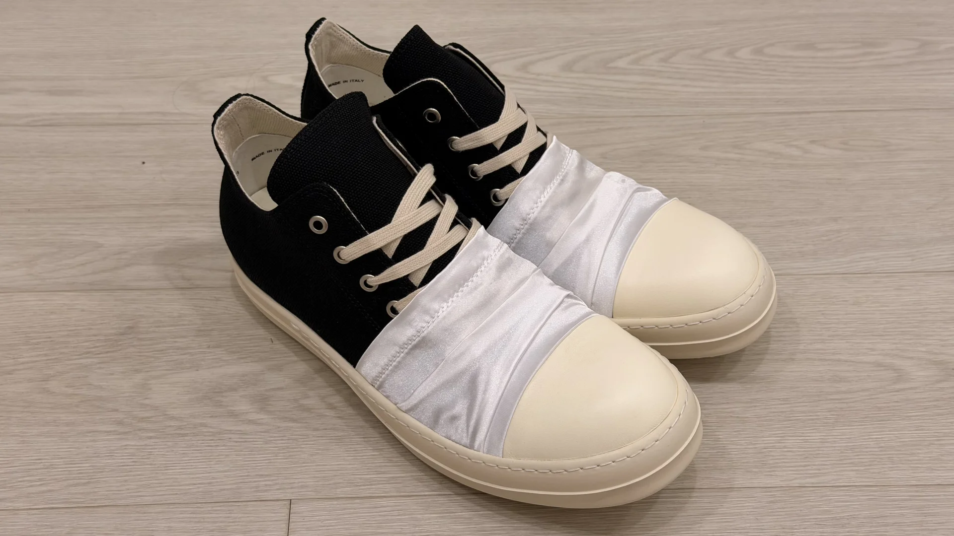 Кеды Rick Owens drkshdw drapped low - миниатюра 2