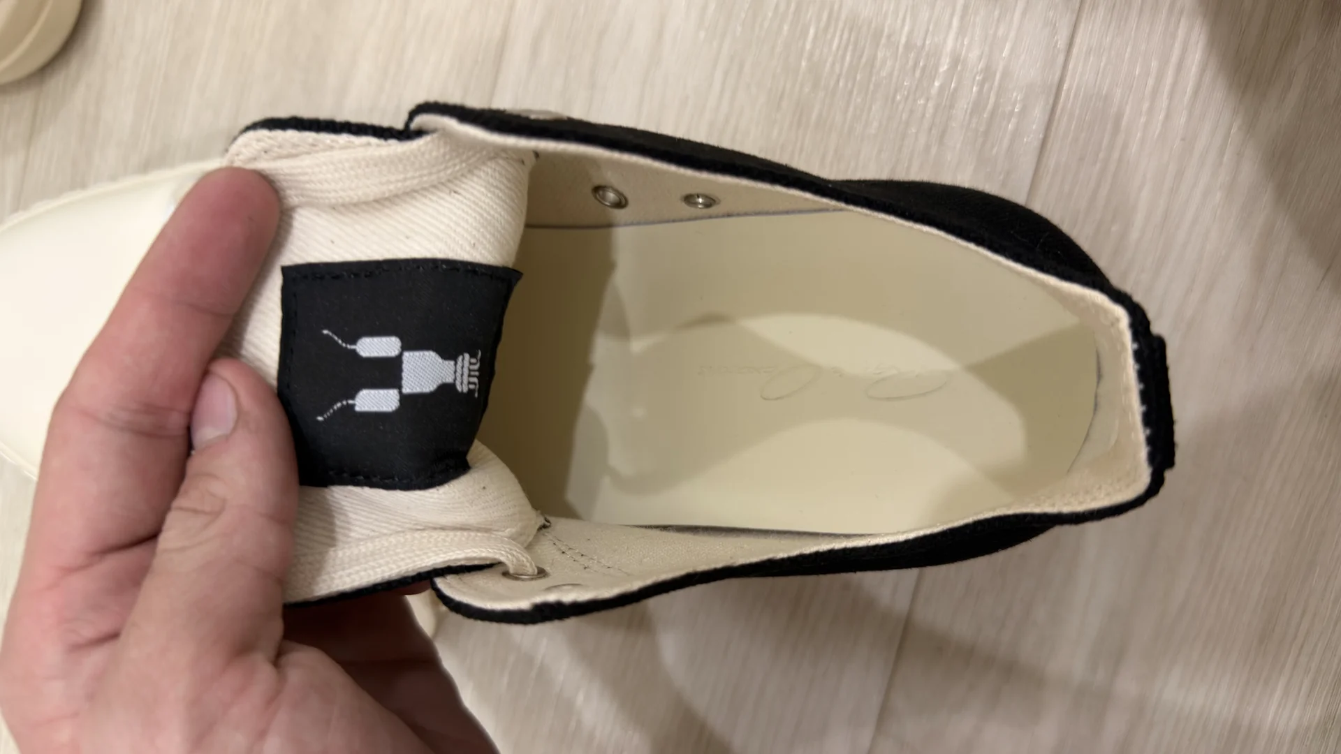 Кеды Rick Owens drkshdw drapped low - миниатюра 3