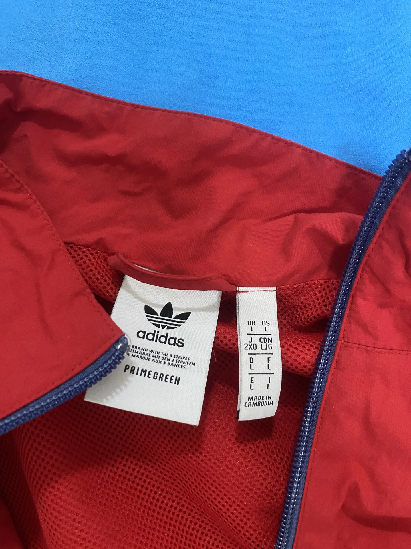 Ветровка Adidas Originals Primegreen - миниатюра 2