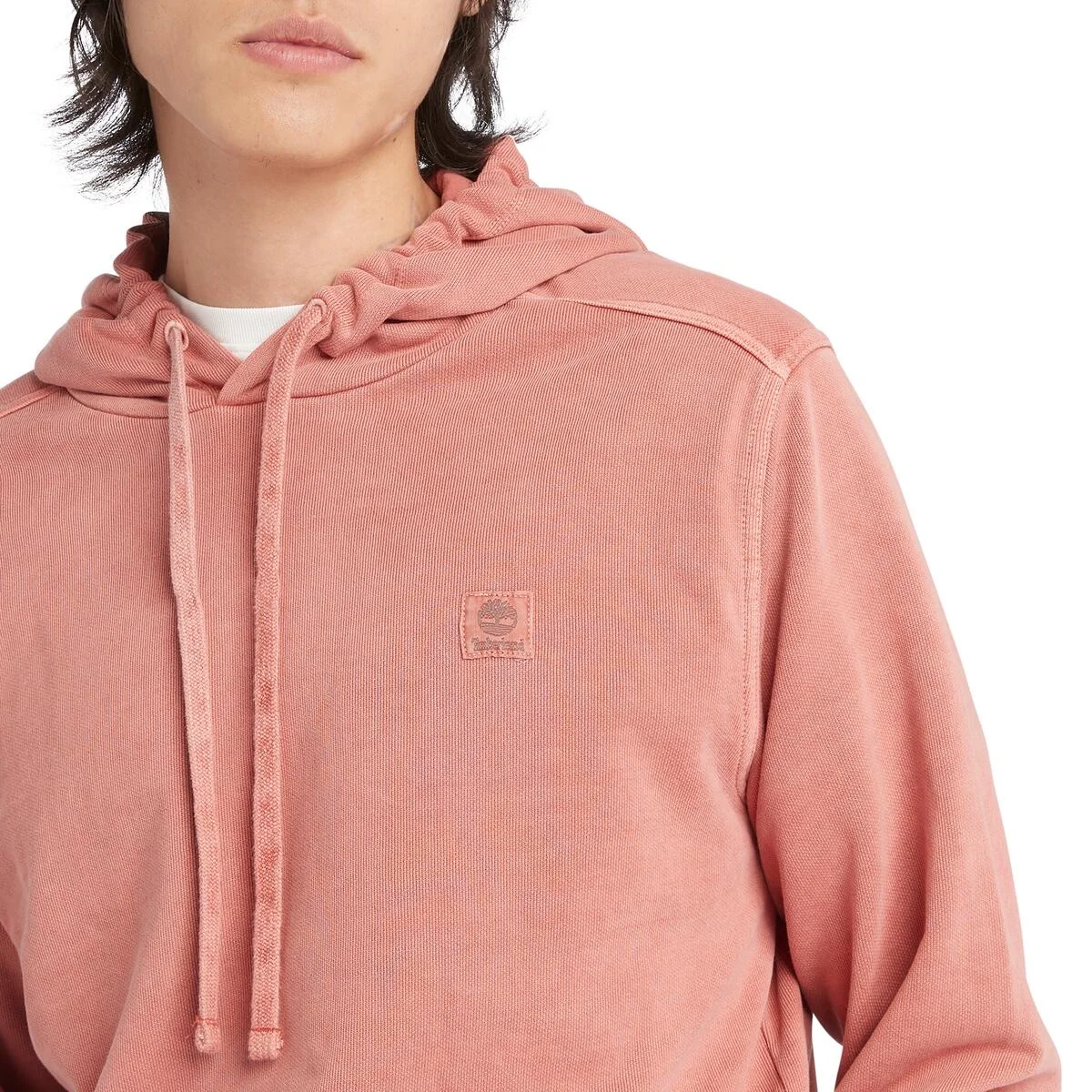 Худи Timberland Garment Dye L кирпичный/розовый - миниатюра 5