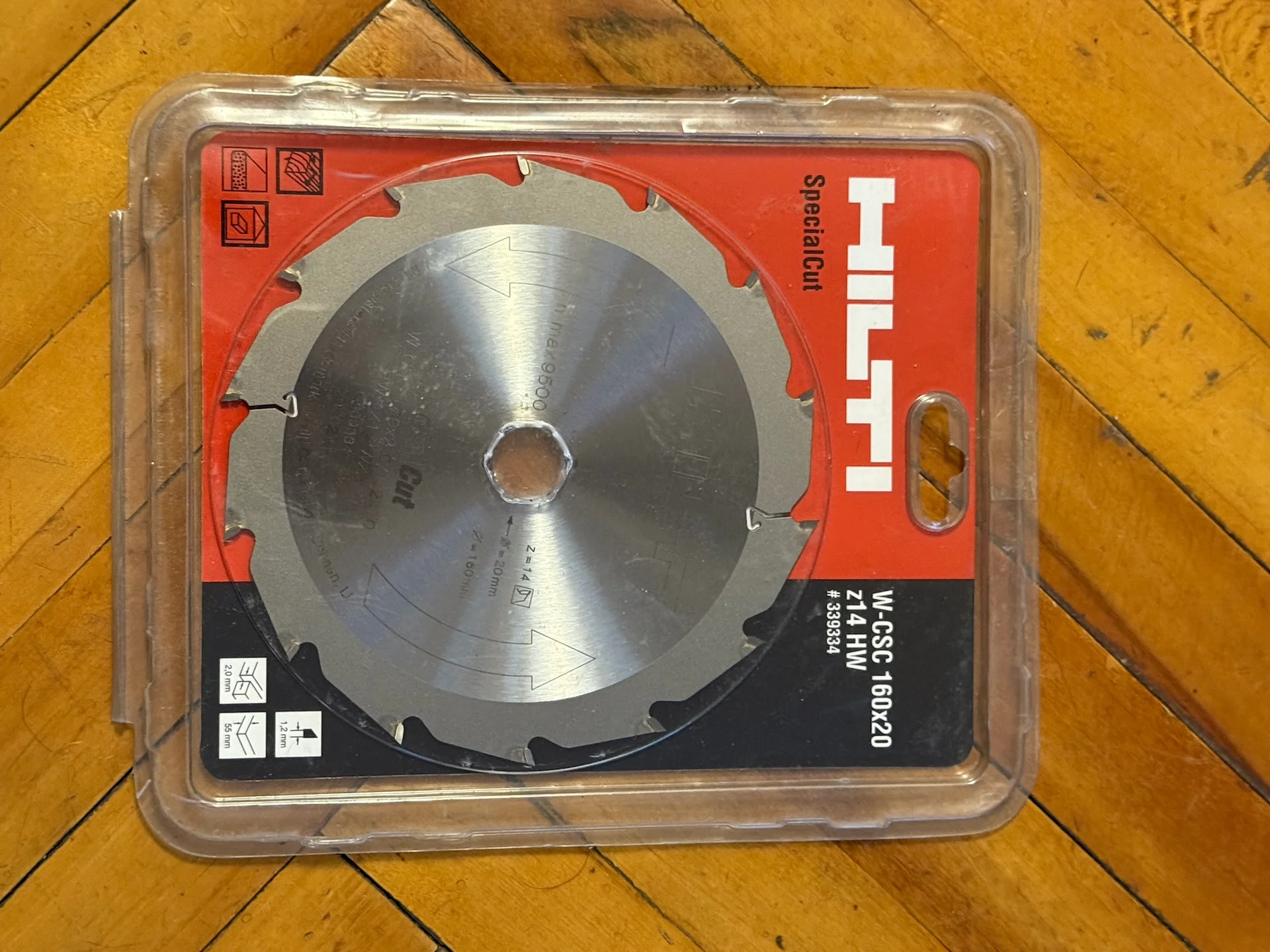 Диск пильный по дереву HILTI W-CSC Индия 160*20*14 - изображение 1