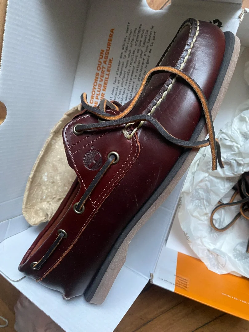 Коричневые топсайдеры Timberland для мужчин - миниатюра 2