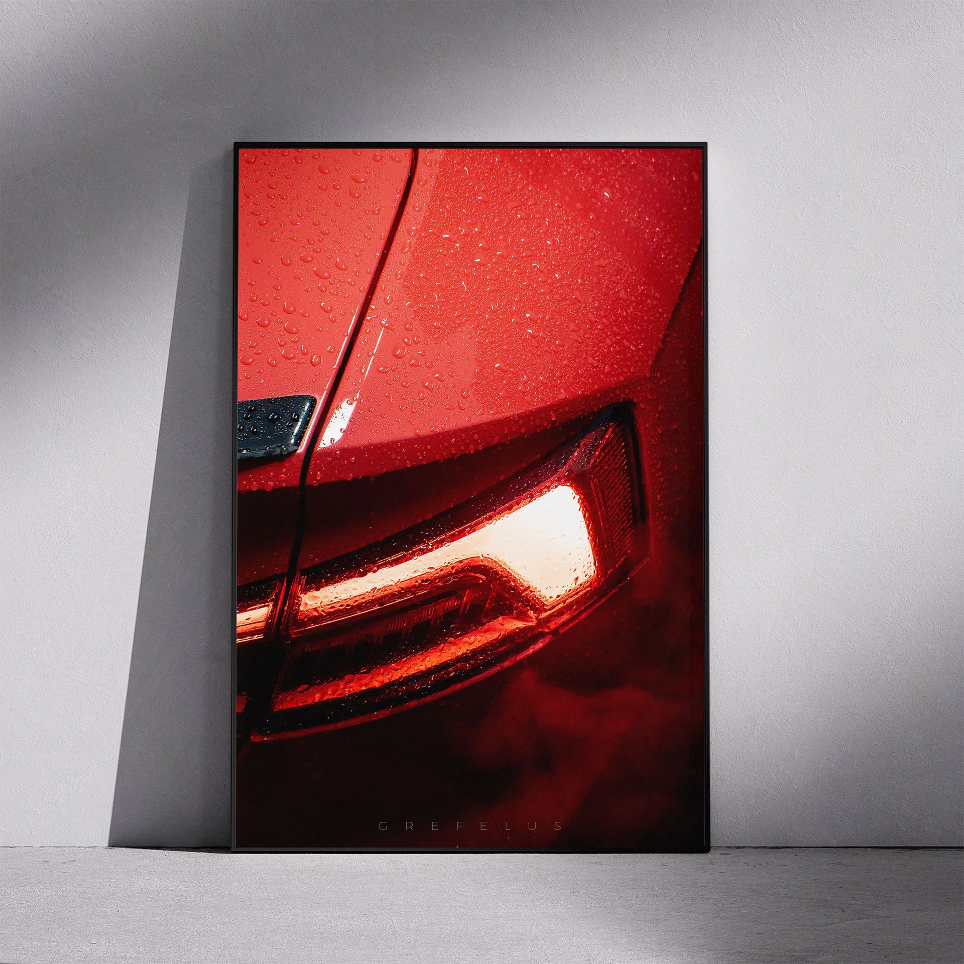 Принт Audi в деталях - миниатюра 3