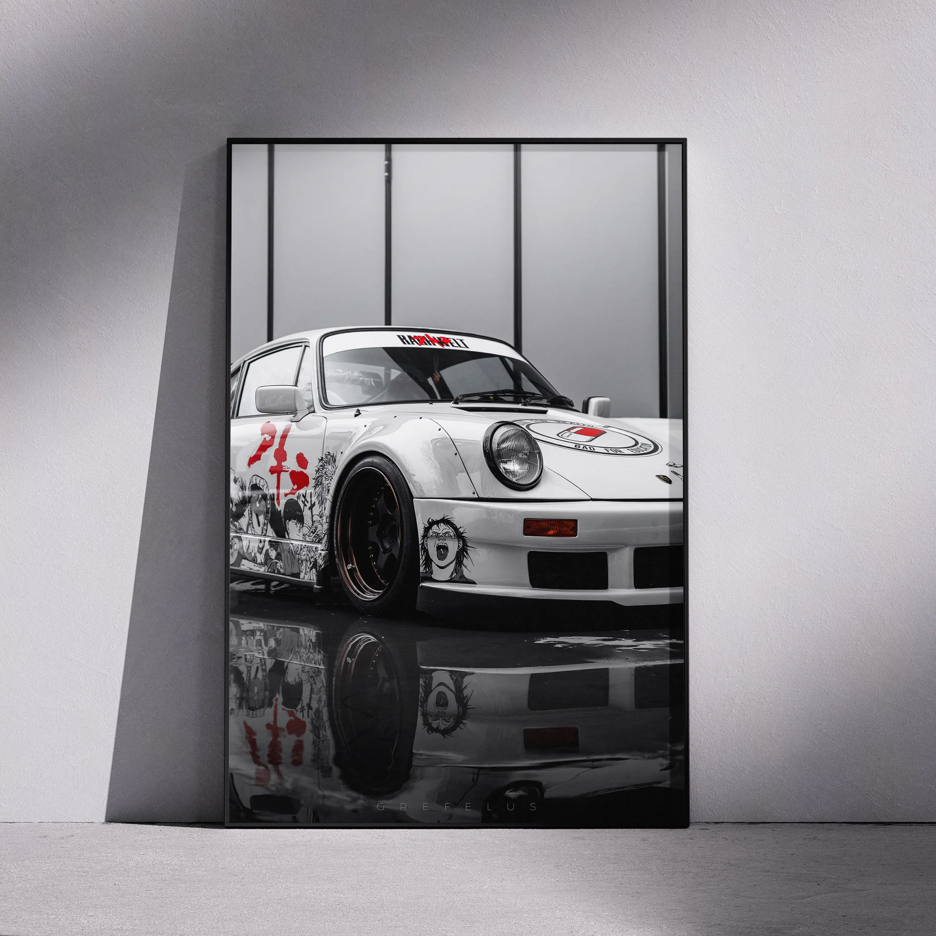 Принт - Porsche 911 (930) RWB - миниатюра 2