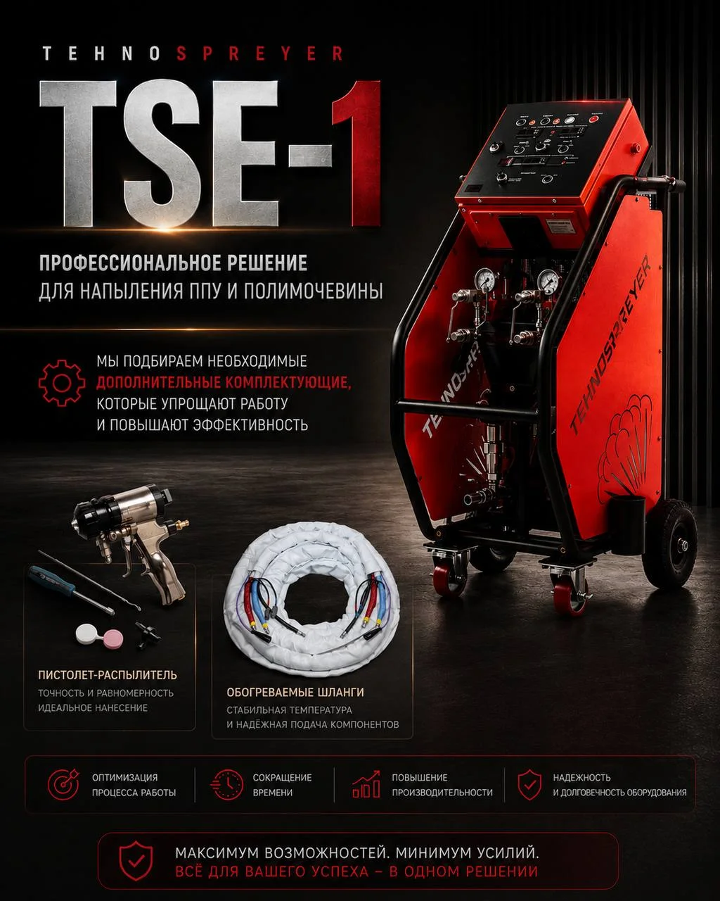 Установка ППУ высокого давления Теhnоsрrеyеr TSE-1 - миниатюра 4