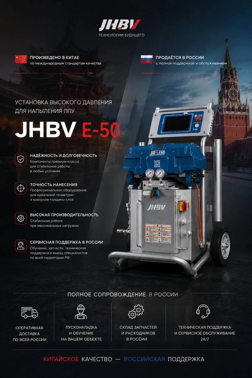 Установка для нанесения ППУ и полимочевины Е-50 - миниатюра 3
