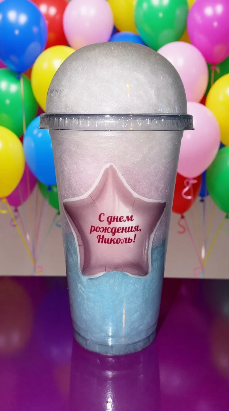 Сахарная вата с индивидуальным дизайном - миниатюра 15