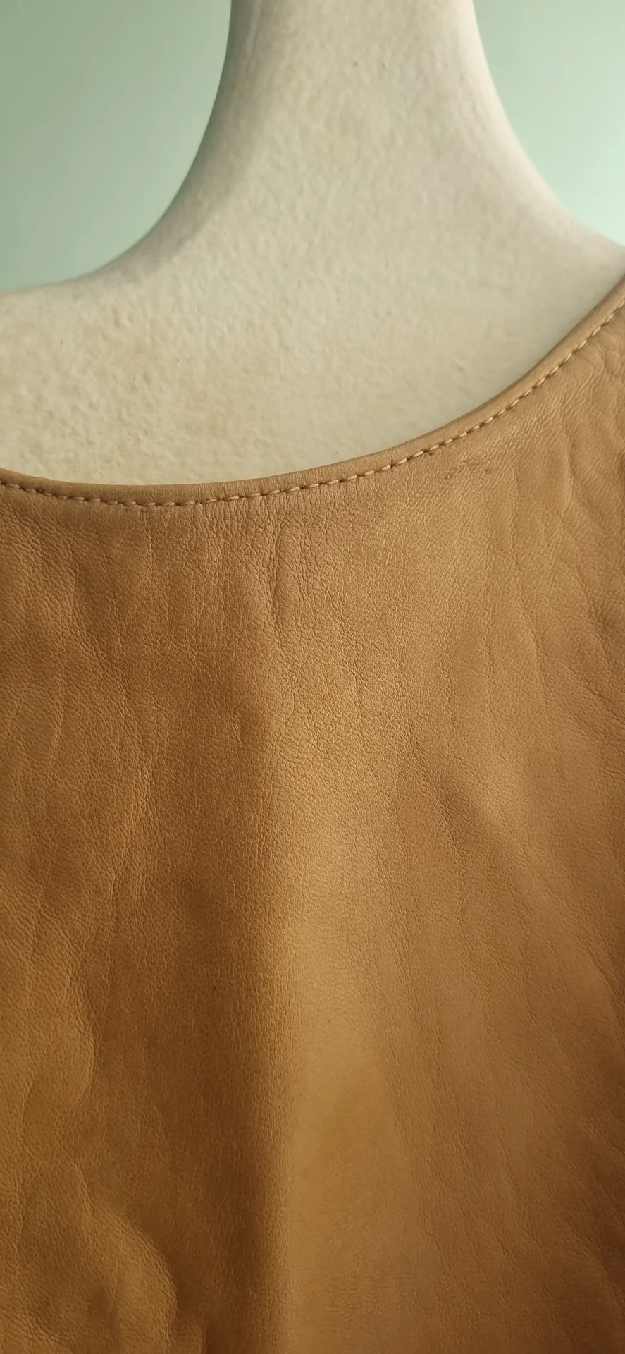 ZARA жилет натуральная кожа - миниатюра 5