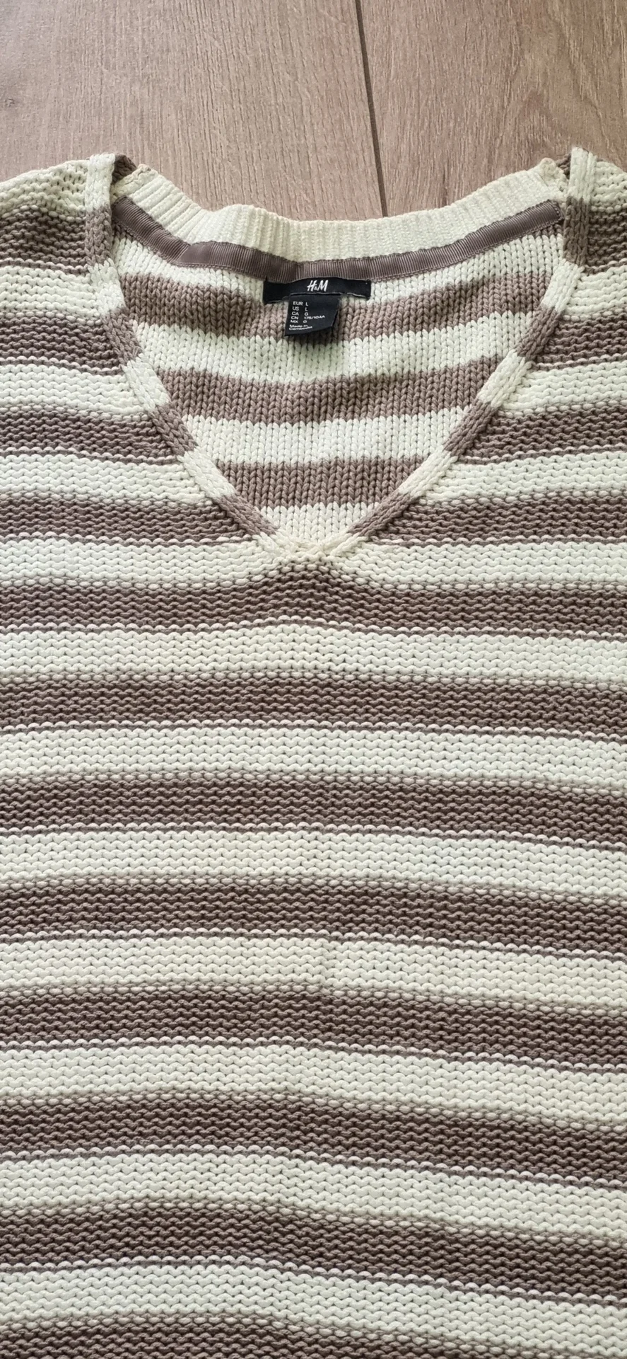 Хлопковый джемпер, H&M, размер L - миниатюра 3