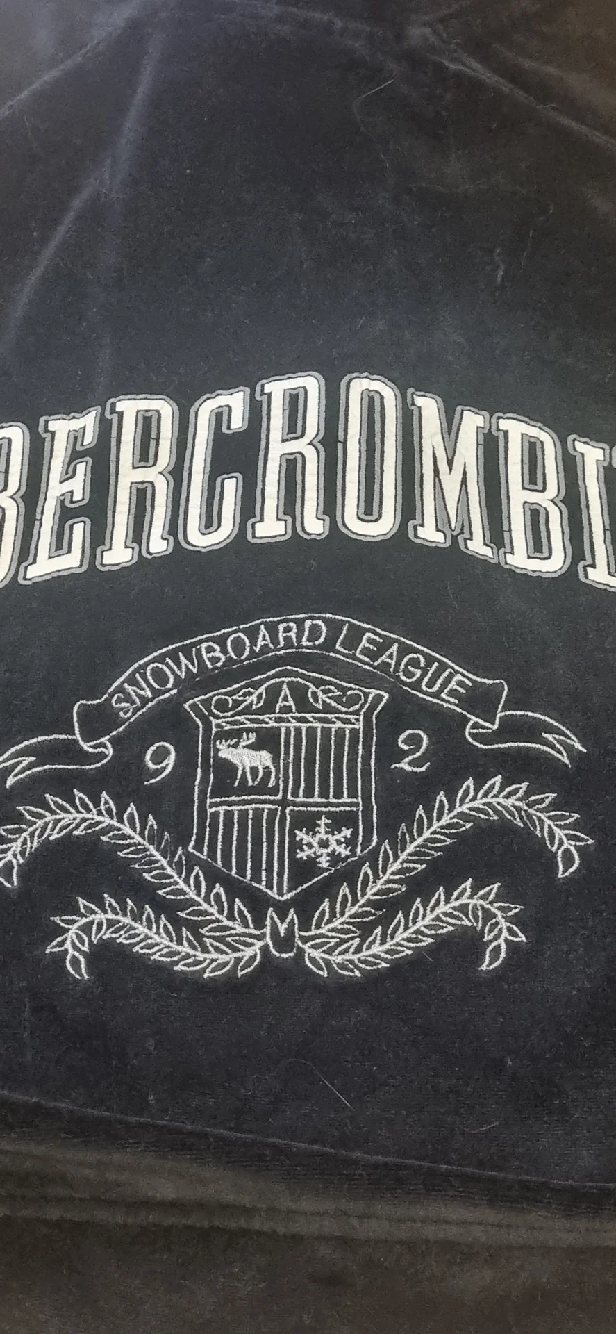 Зип-кофта, велюр, Abercrombie fitch - миниатюра 2