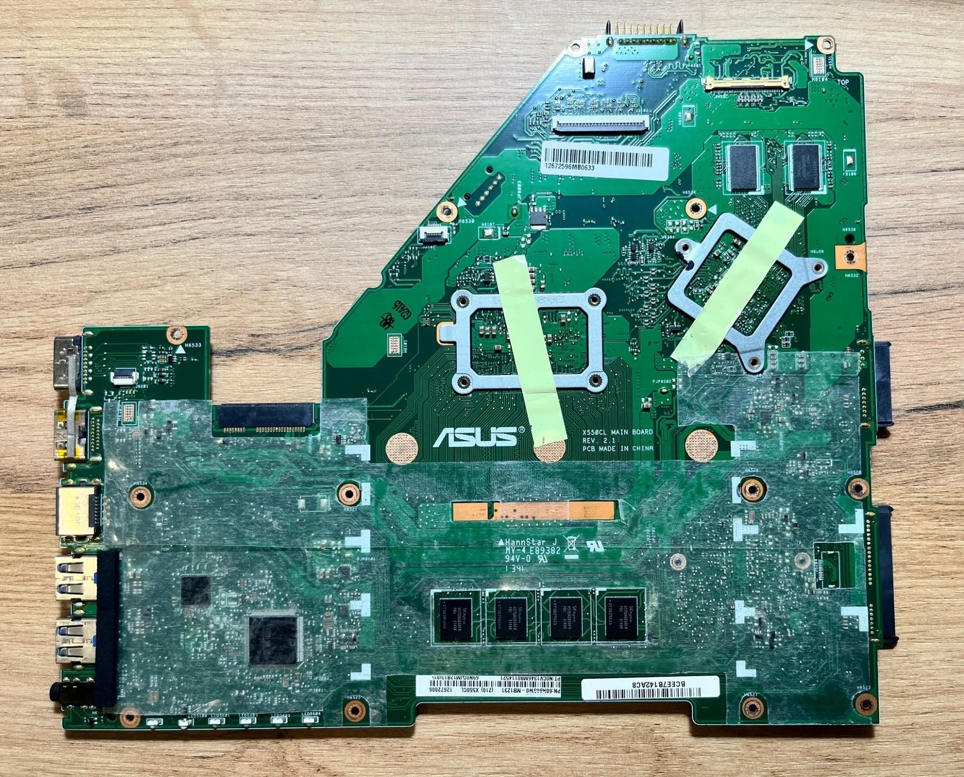 Материнская плата ноутбука Asus X552CL - изображение 1