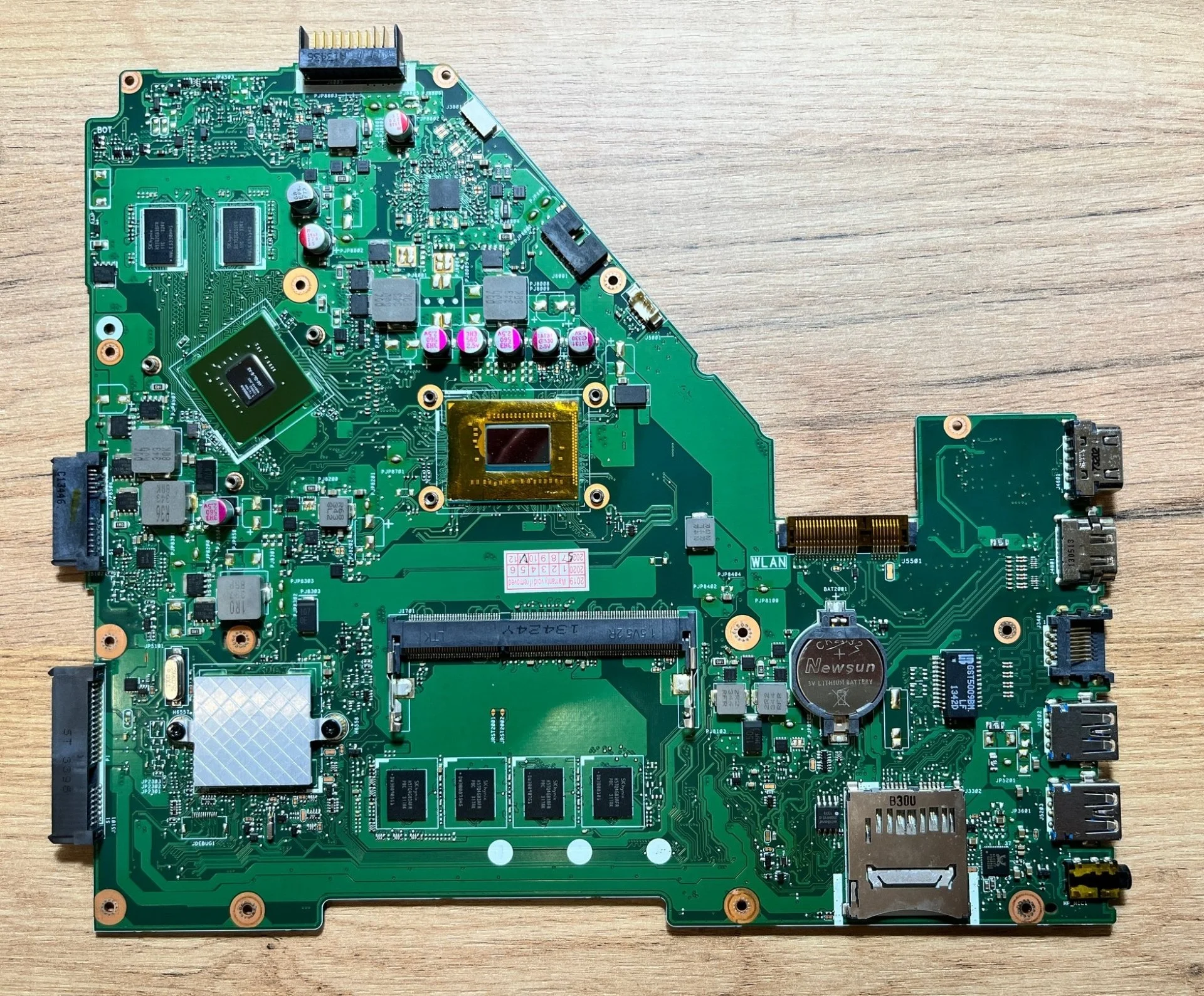 Материнская плата ноутбука Asus X552CL - миниатюра 2